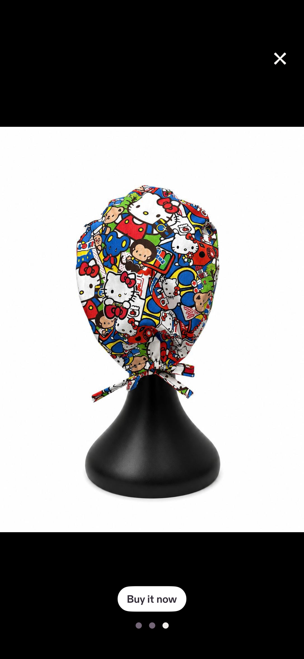 Hello Kitty Scrub Cap RED