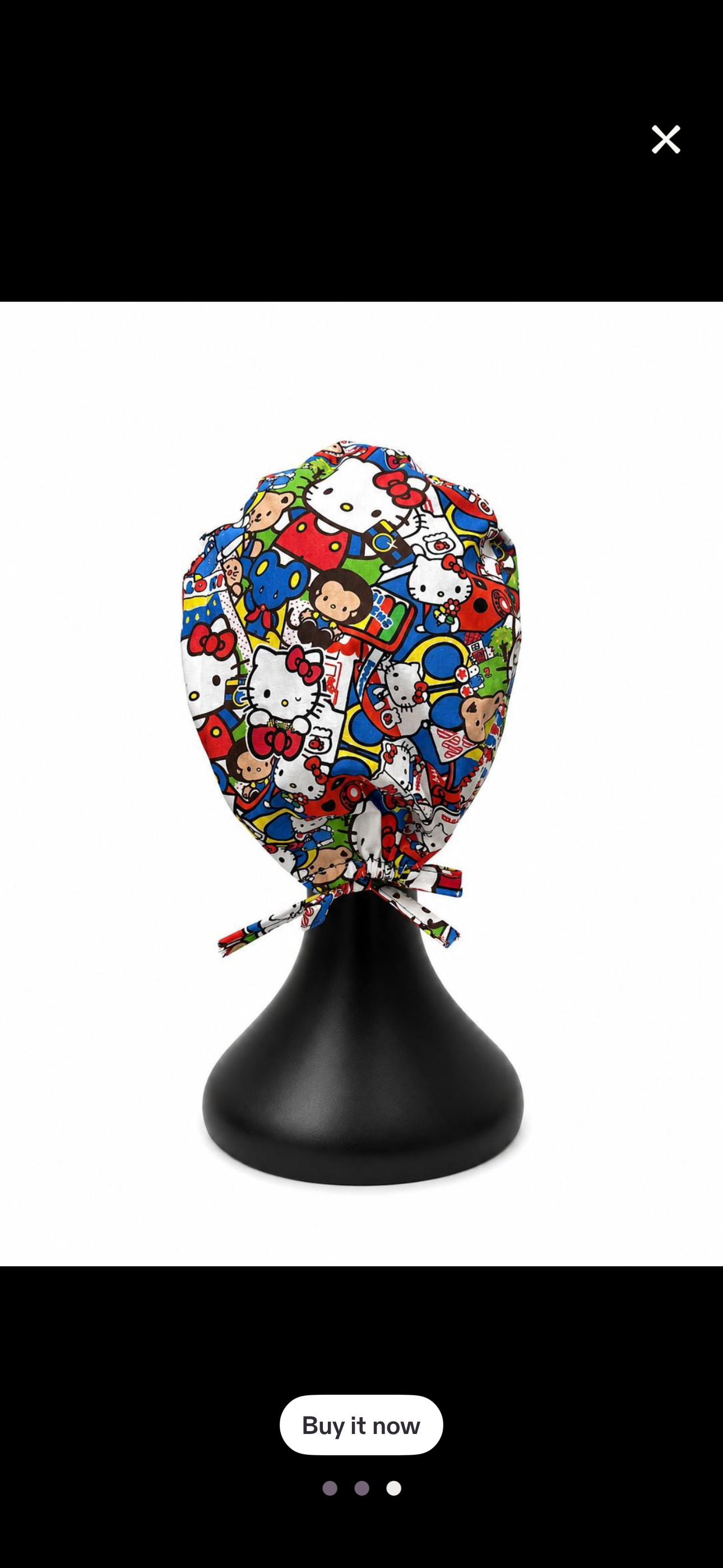 Hello Kitty Scrub Cap RED