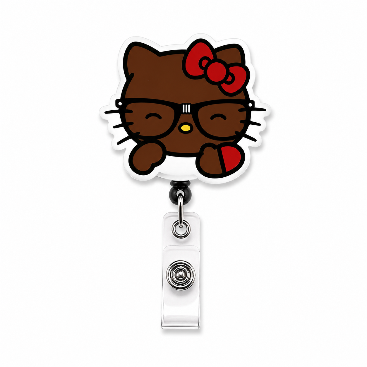 Hello Kitty - red with glasses