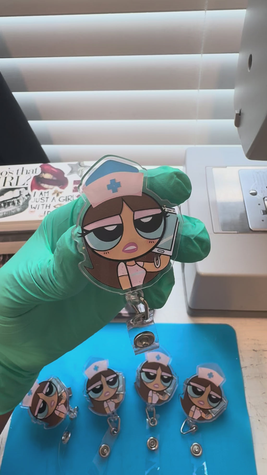 Power Puff Girl - brown hair